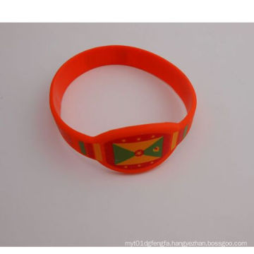 Fashion Silicone Elastic Watch Type Wristband (GZHY-SW-006)